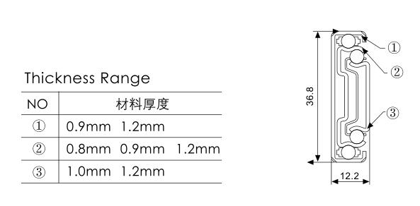 3 Fold Steel Soft Close Drawer Slides 38mm Replacement Kitchen