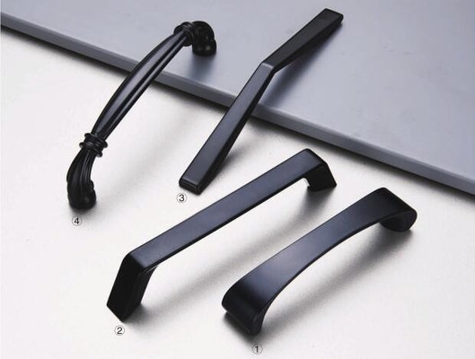 Black Matte Kitchen Cabinet Door S And Handles With Diffe Types