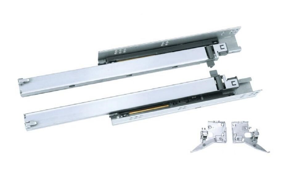 Push To Open Soft Close Drawer Slides Ball Bearing Drawer