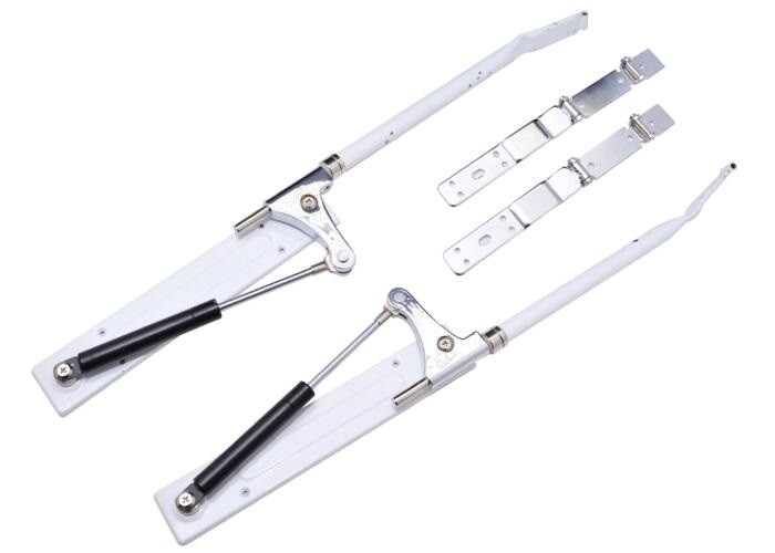 Zinc Alloy Cabinet Door Support 600 900mm Electroplating Finish For