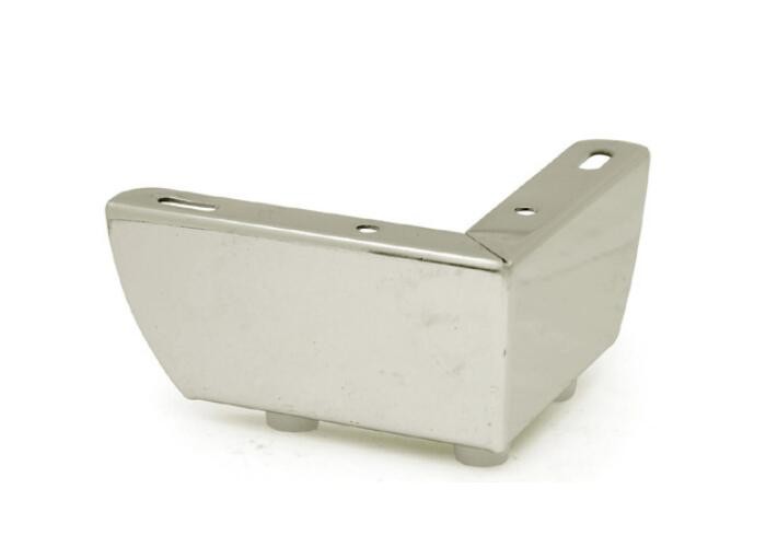 Chrome Plated Decorative Metal Furniture Legs With / Without Patterns