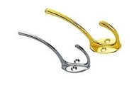 Individual Wall / Cabinet Coat And Hat Hooks , Zinc Alloy Metal Hanging Hooks