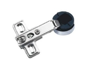 Slide On One Way Commercial Glass Door Hinges 92 Degree 26mm Cup