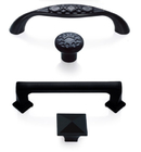 Beautiful Black Door And Cabinet Handles Furniture Hardware Lightweight