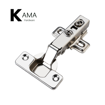 35mm Clip On Wardrobe Furniture Cabinet Hinges Kitchen Nickel Plated Finish