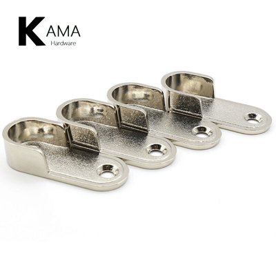 Oval Furniture Fittings Hardware Thickened 16mm Tubing Holder Brackets