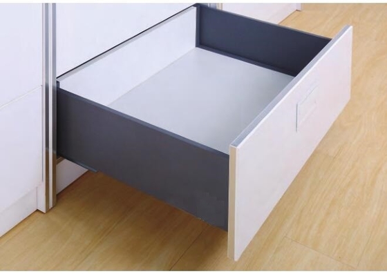 Full Extension Kitchen Tandem Box Drawer Slide Cold Rolled Steel 270-550mm