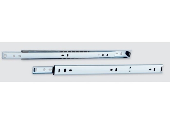 Side Installation Soft Close Drawer Slides With 3 Extension Zinc Plated
