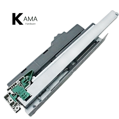 25KGS  Foldable KAMA Soft Close Drawer Slides Galvanized Steel Material